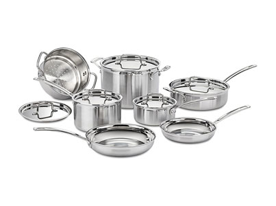 Cuisinart Multiclad Pro Stainless Steel 12-Piece Cookware Set